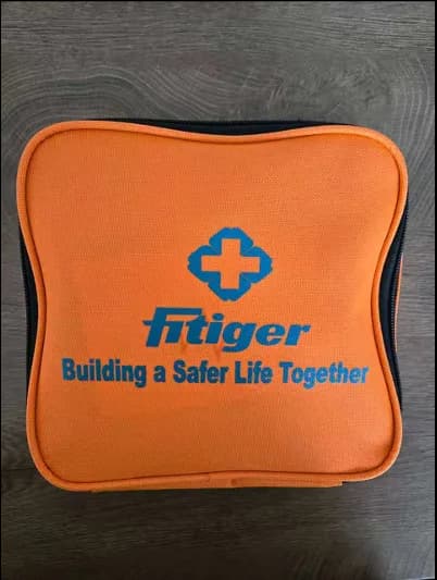Orange First Aid Kit Pouch