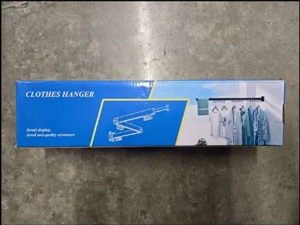 Wall-Mounted Folding Clothes Hanger