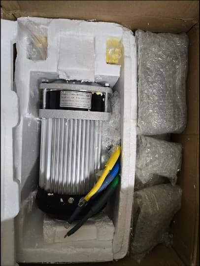 1500W 60V Brushless Ebike Motor Kit