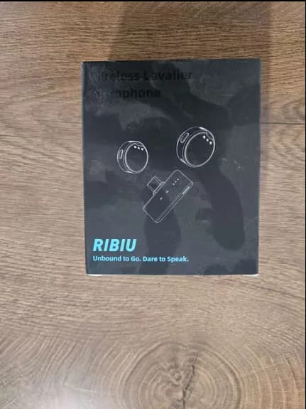 RIBIU Wireless Lavalier Microphone