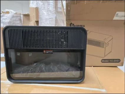 Portable Indoor Heater with Viewing Window